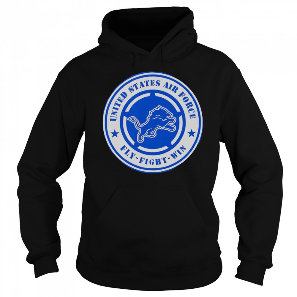 Lions United States Air Force Military Appreciation Night T-Shirt Sweatshirt