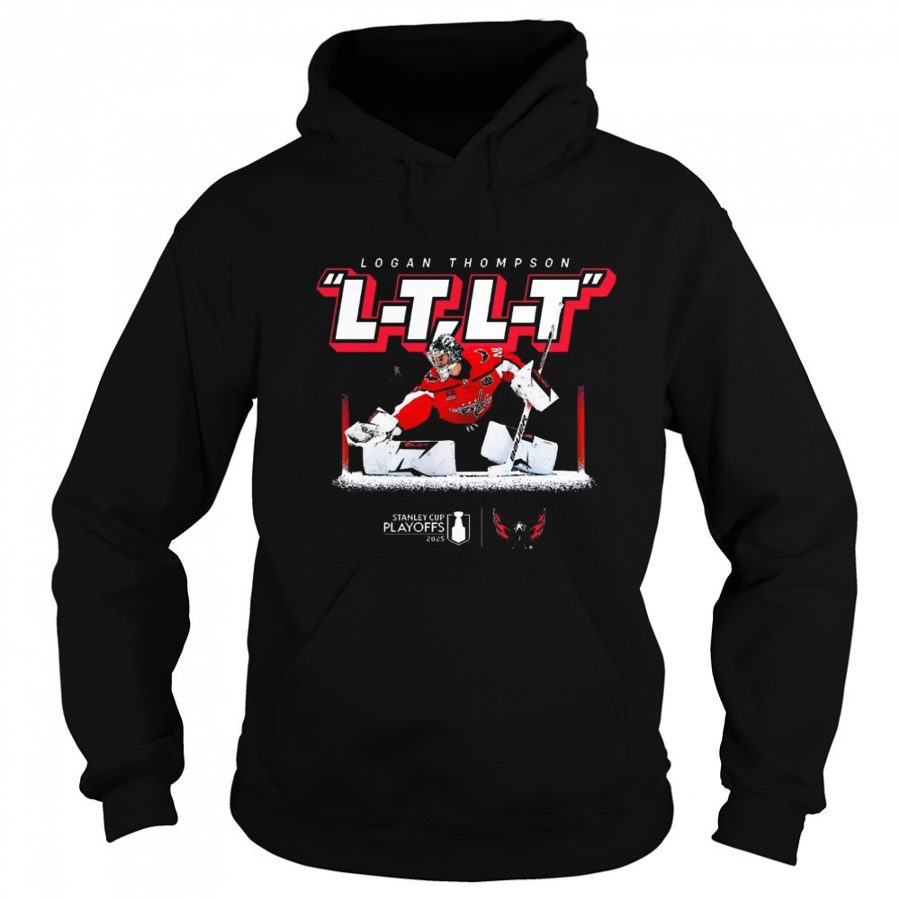 Logan Thompson Washington Capitals Hockey 2025 Stanley Cup Playoffs L-T L-T Micro Moment t-shirt Sweatshirt