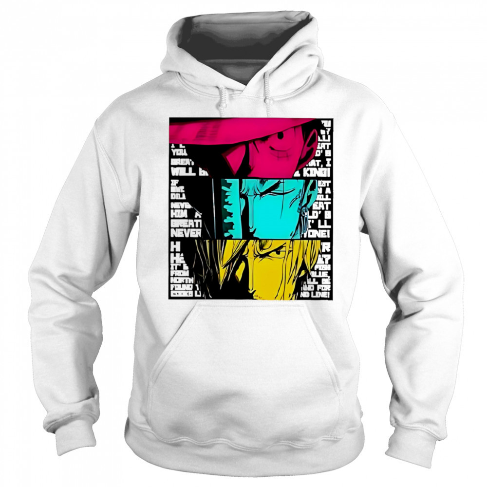 Luffy zoro and sanjI anime crew shirt Sweatshirt