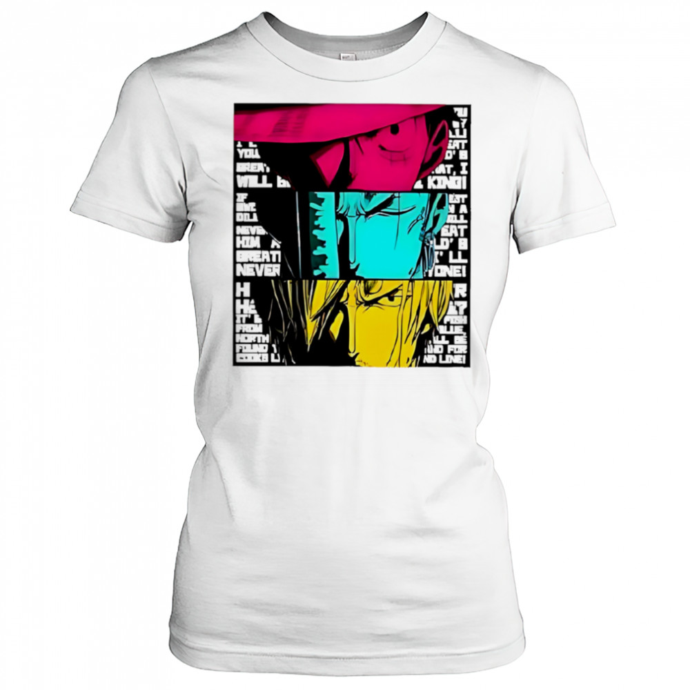 Luffy zoro and sanjI anime crew shirt Women's T-shirt