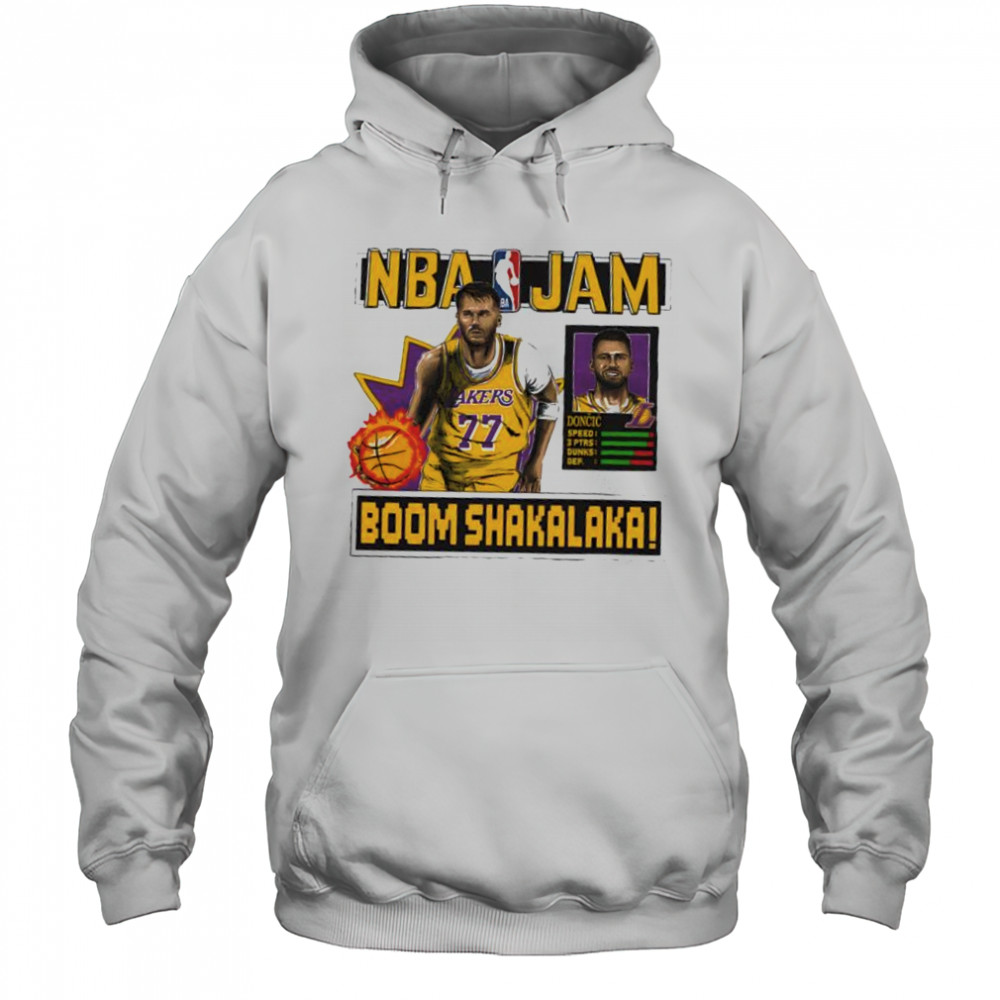 Luka Dončić Los Angeles Lakers NBA Jam shirt Hoodie