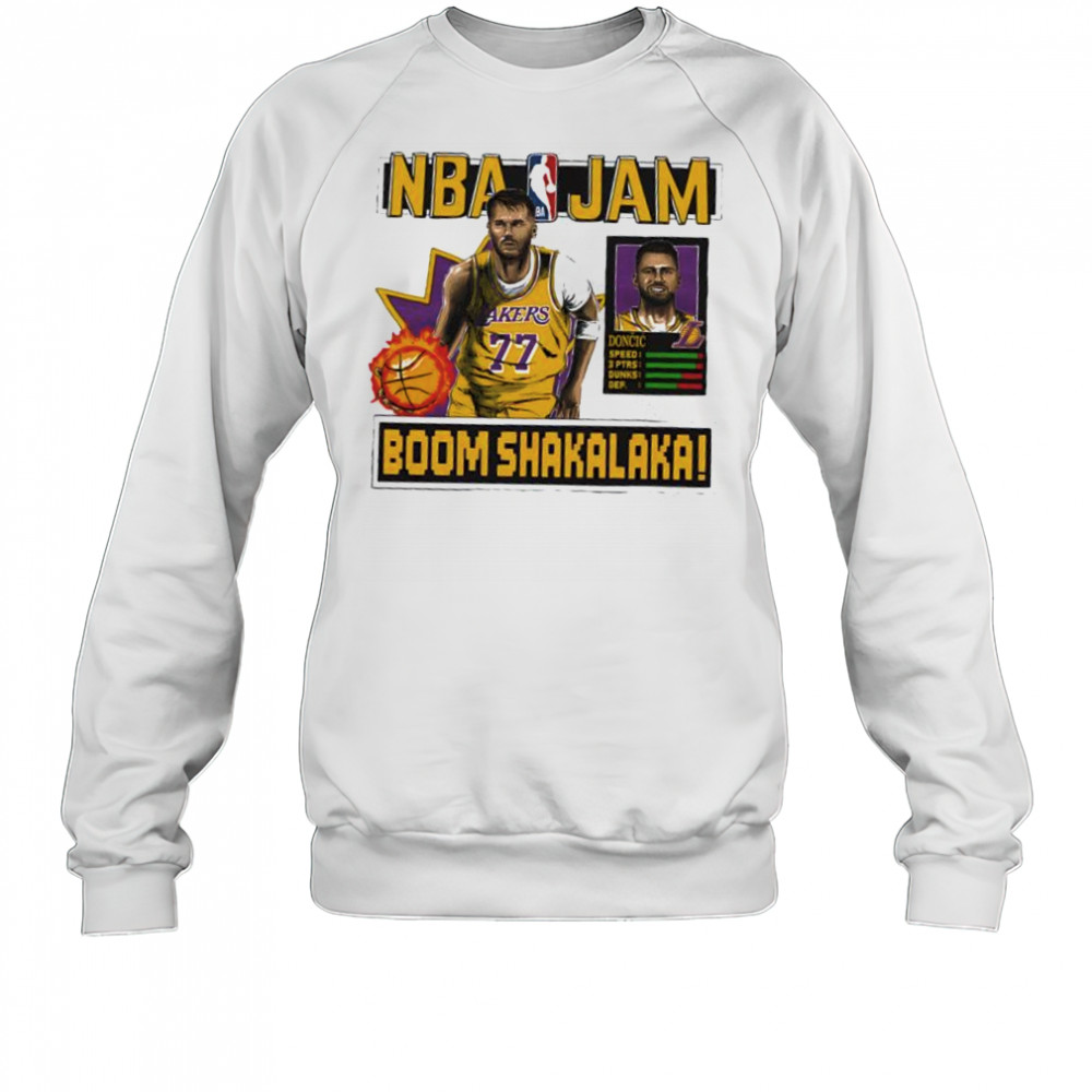 Luka Dončić Los Angeles Lakers NBA Jam shirt Sweatshirt