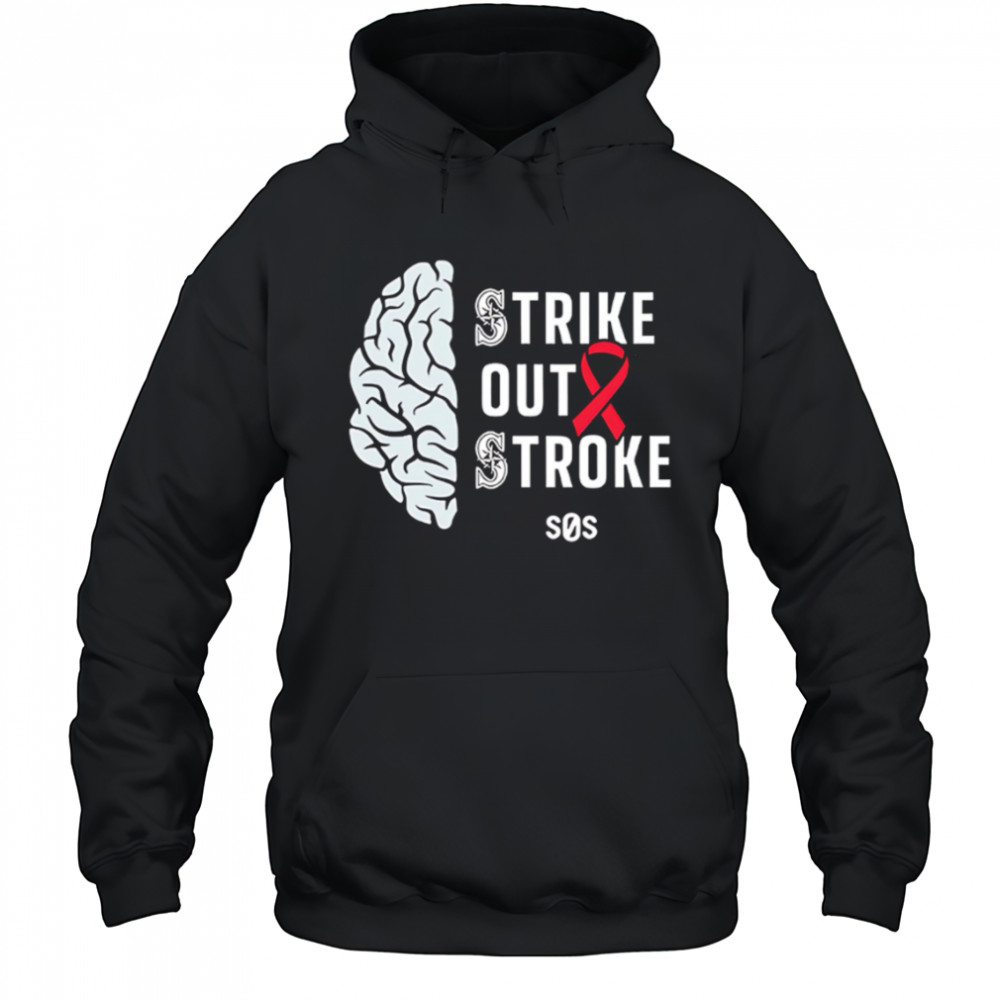 Mariners strike out stroke night 2025 shirt Hoodie