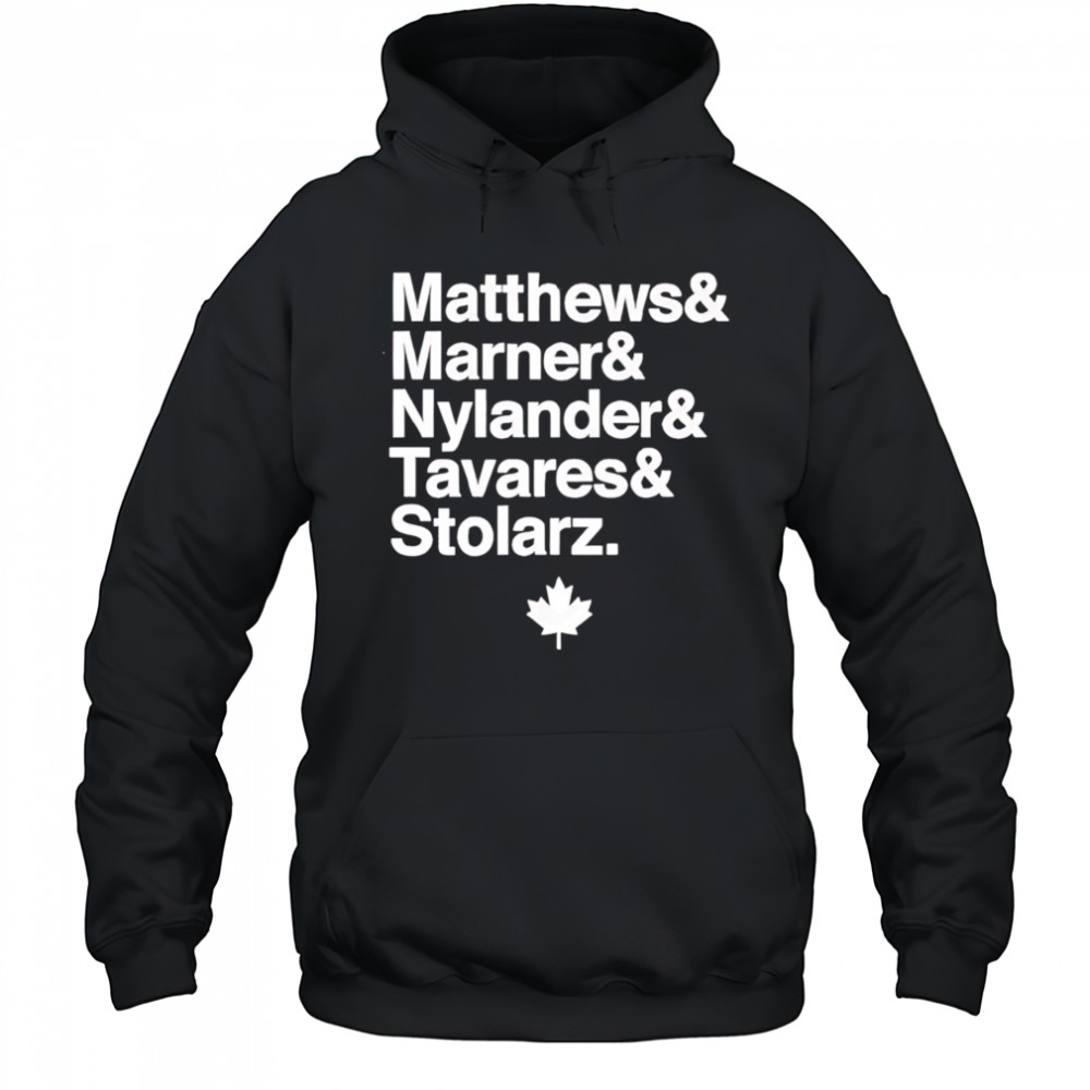 Matthews marner nylander tavares stolarz toronto hockey fan shirt Hoodie