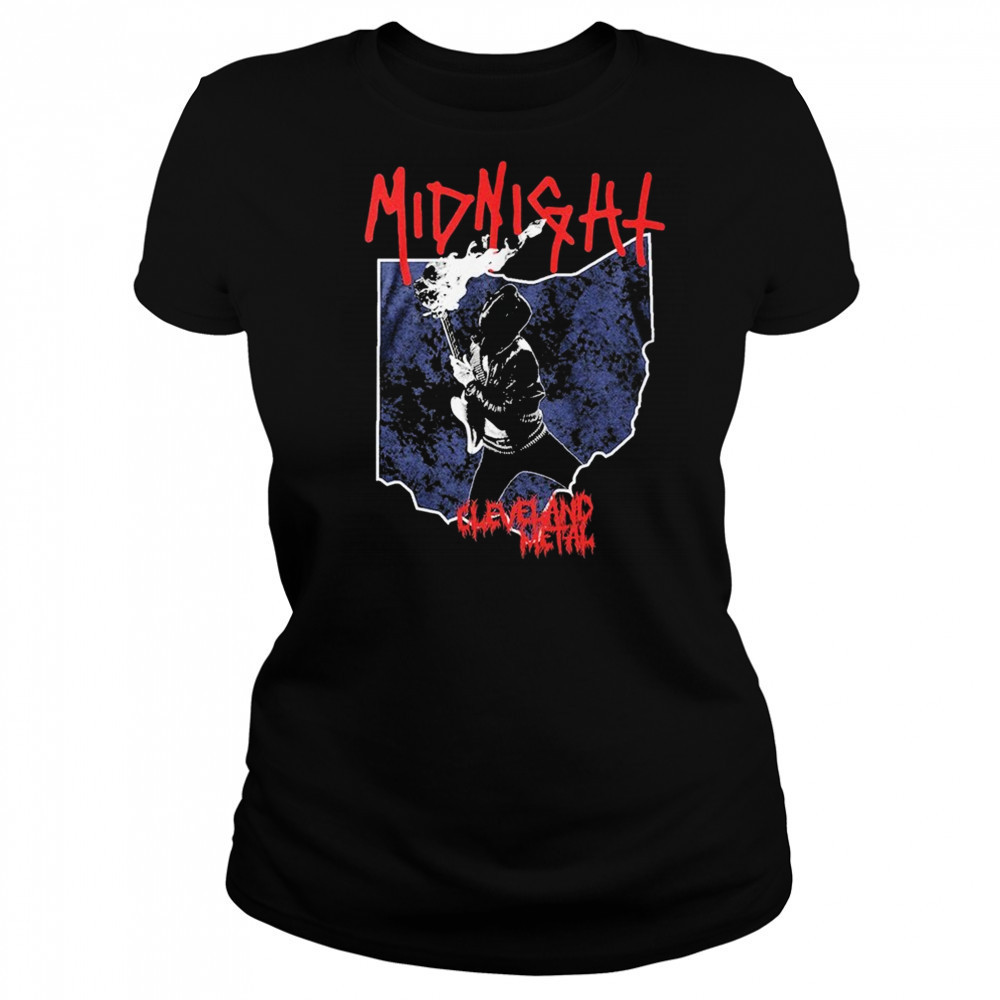 Midnight Cleveland Metal T-shirt Women's T-shirt