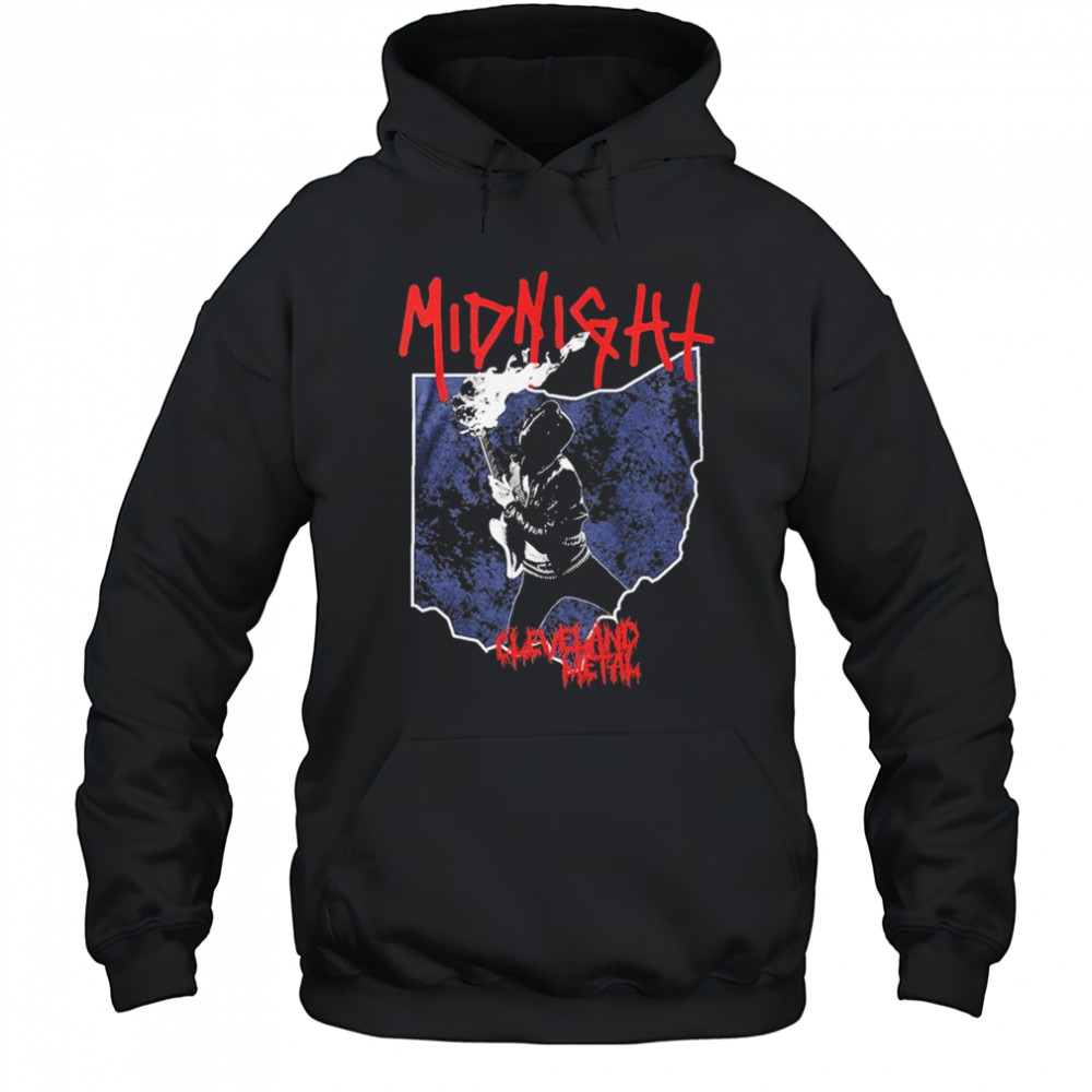 Midnight Cleveland Metal T-shirt Hoodie