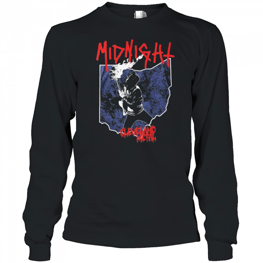 Midnight Cleveland Metal T-shirt Long Sleeved