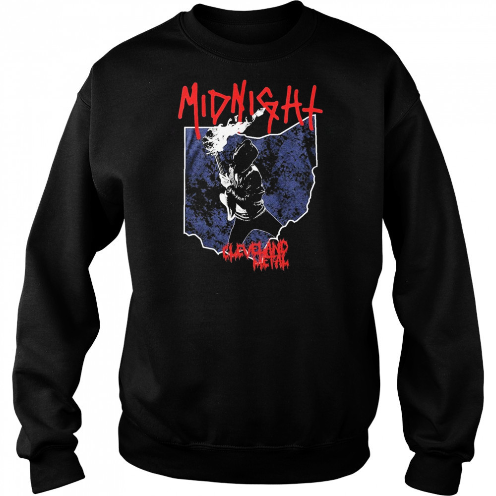 Midnight Cleveland Metal T-shirt Hoodie