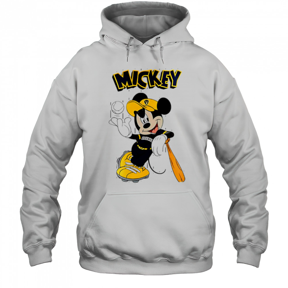 Milwaukee Brewers x Mickey Mouse 2025 Baseball shirt Hoodie