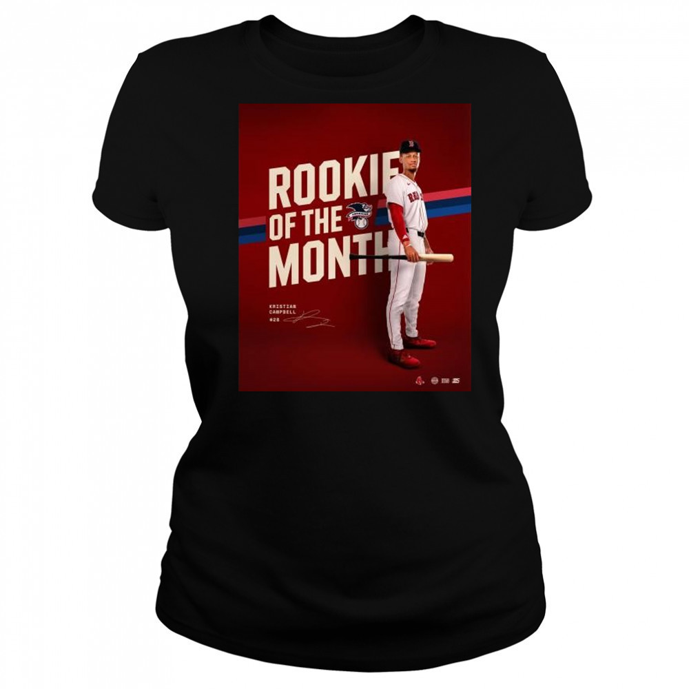 MLB Rookie Of The Month is Kristian Campbell Boston Red Sox Signature t-shirt Women's T-shirt