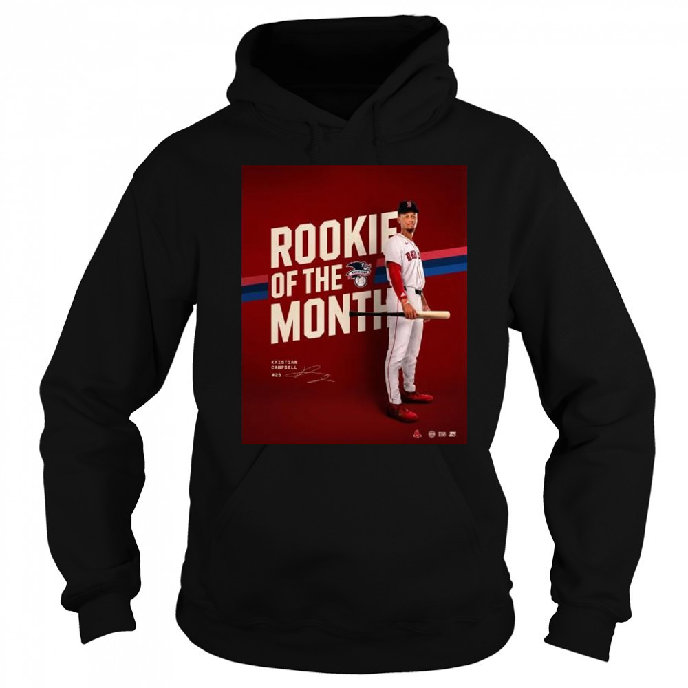 MLB Rookie Of The Month is Kristian Campbell Boston Red Sox Signature t-shirt Sweatshirt