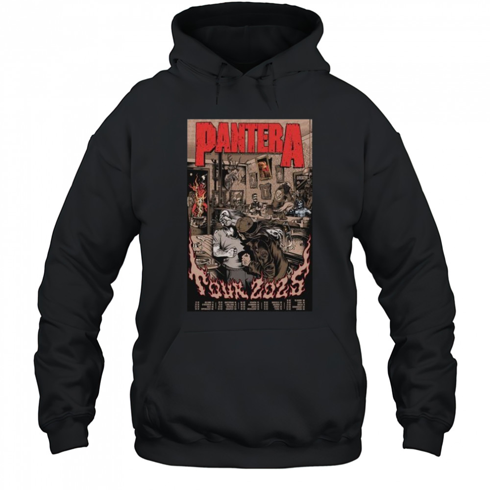 Pantera Tour 2025 T-shirt Hoodie