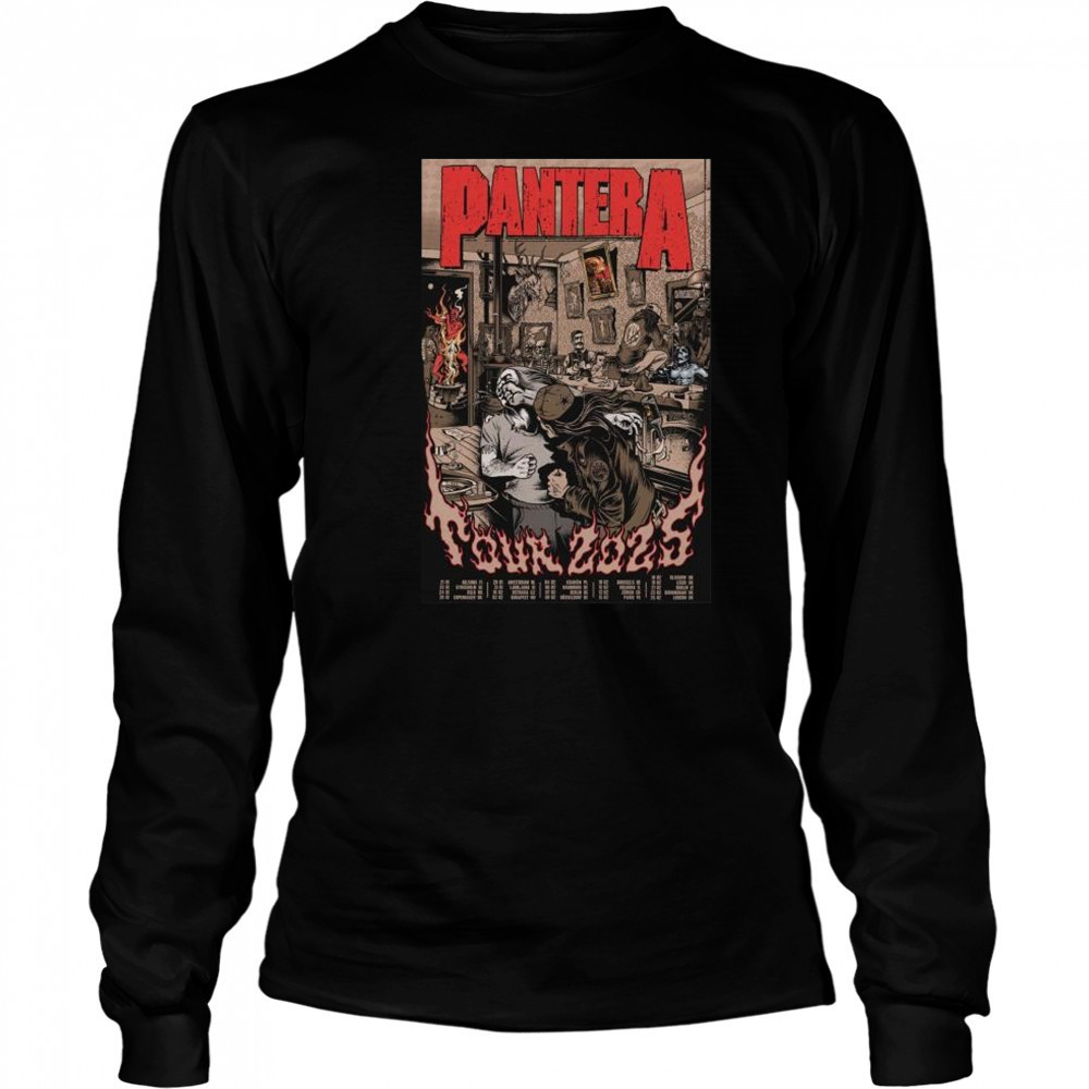 Pantera Tour 2025 T-shirt Long Sleeved