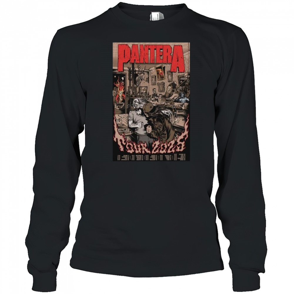 Pantera Tour 2025 T-shirt Long Sleeved