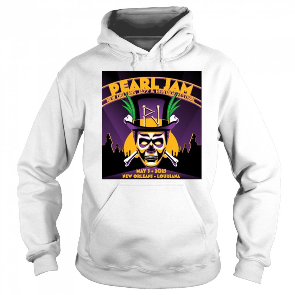 Pearl Jam New Orleans Jazz & Heritage Festival May 3 2025 at New Orleans Louisiana t-shirt Sweatshirt