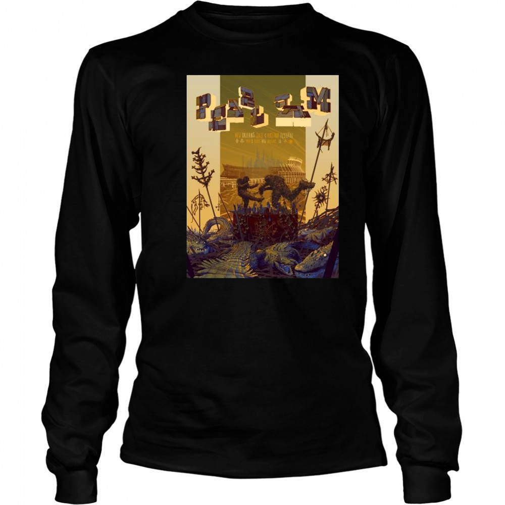 Pearl Jam New Orleans Jazz & Heritage Festival On May 3 2025 At New Orleans LA t-shirt Long Sleeved