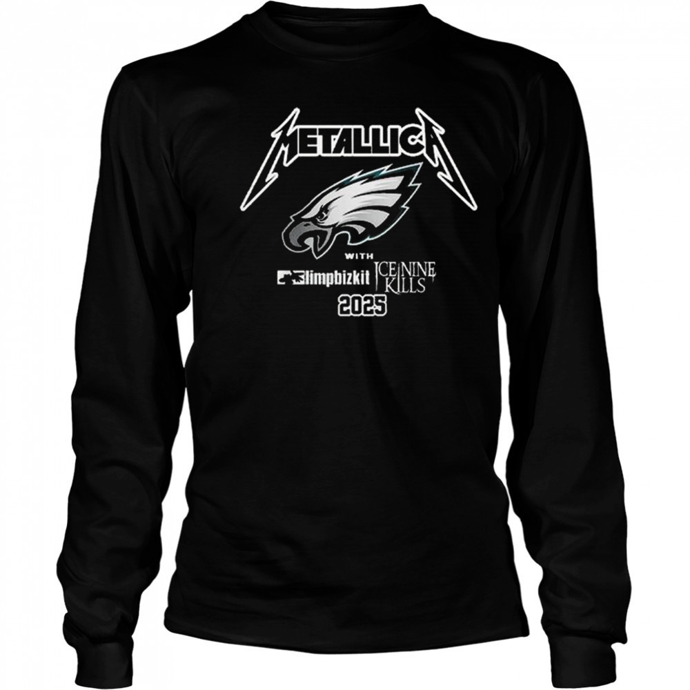 Philadelphia Eagles x Metallica M72 World Tour Shirt Long Sleeved