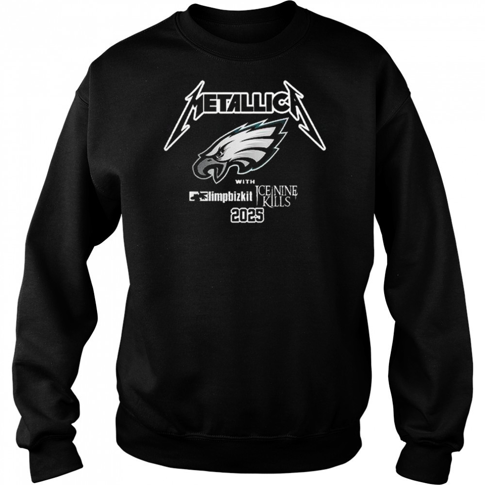 Philadelphia Eagles x Metallica M72 World Tour Shirt Hoodie