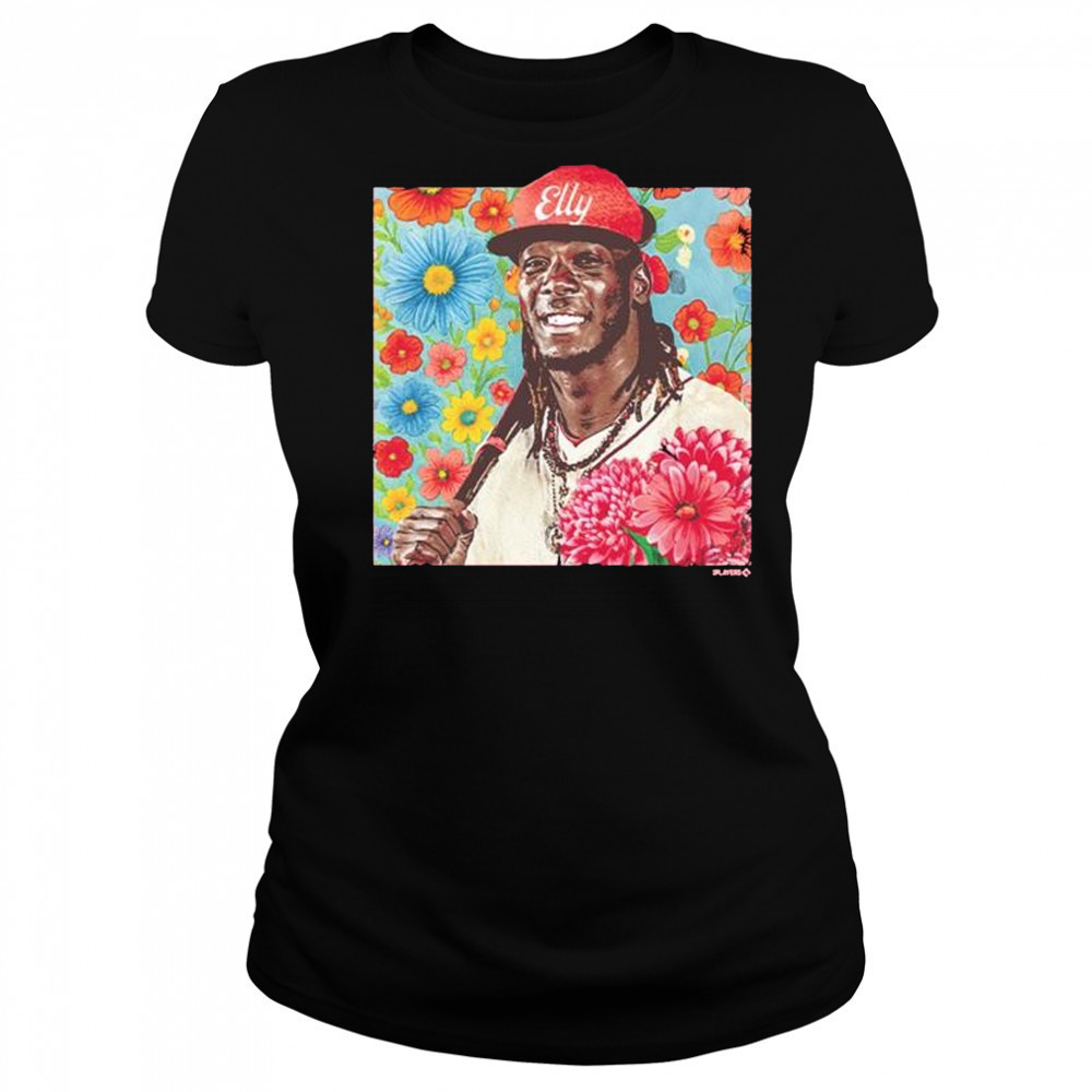 Pocket Full of Elly – Elly De La Cruz Floral Design Cincinnati Reds t-shirt Women's T-shirt