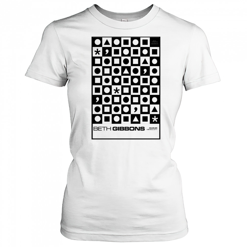 Poster Beth Gibbons Show May 3 2025 Estadio Fray Nano Mexico City MX t-shirt Women's T-shirt