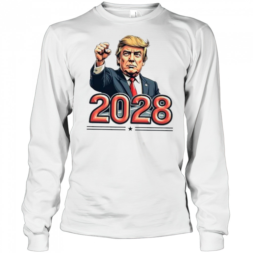 President Trump 2028 48th president of America shirt Long Sleeved