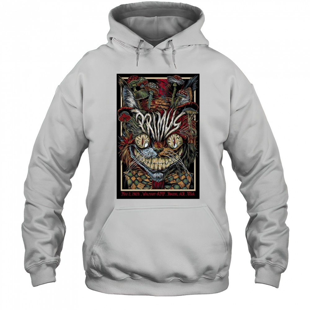 Primus Walmart AMP Rogers AR USA May 2 2025 Tour t-shirt Hoodie