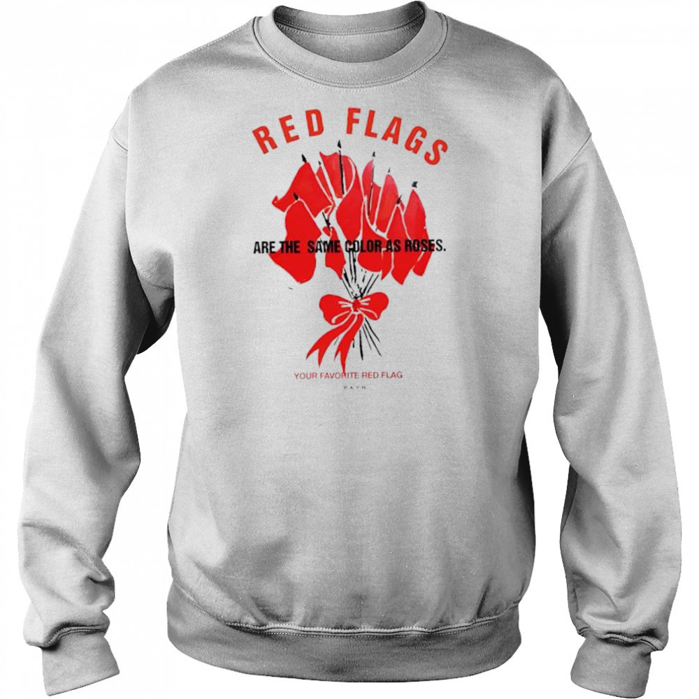 Red flags are the same color as roses shirt Hoodie