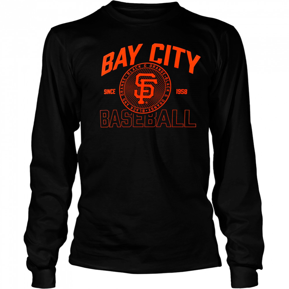 San Francisco Giants Bay City Baseball shirt Long Sleeved