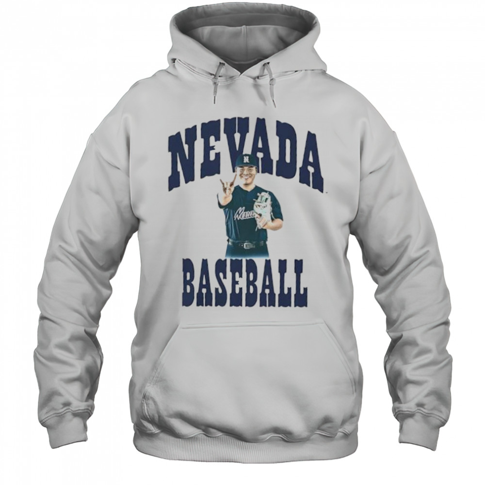 Sean Yamaguchi Nevada baseball block letter shirt Hoodie