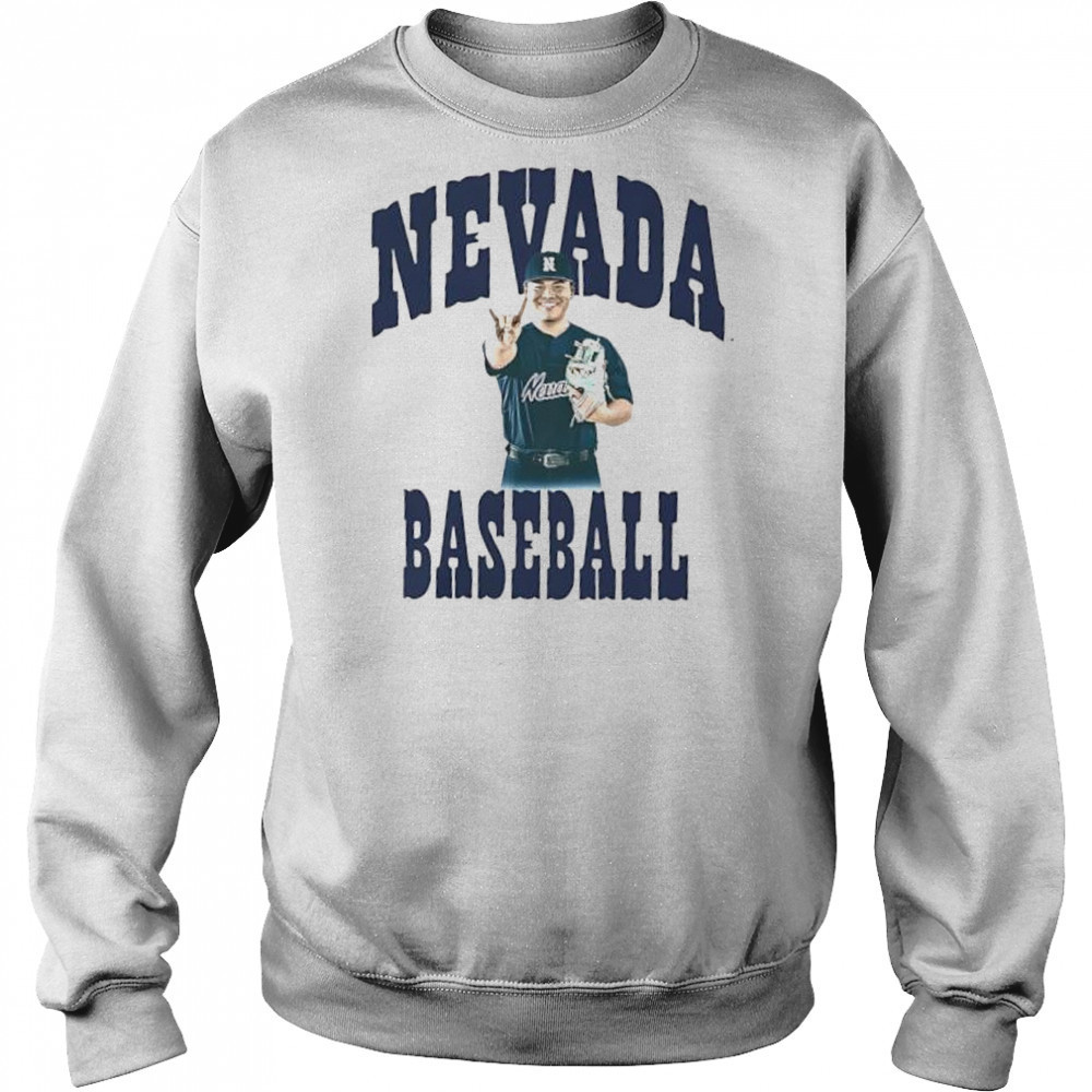 Sean Yamaguchi Nevada baseball block letter shirt Hoodie
