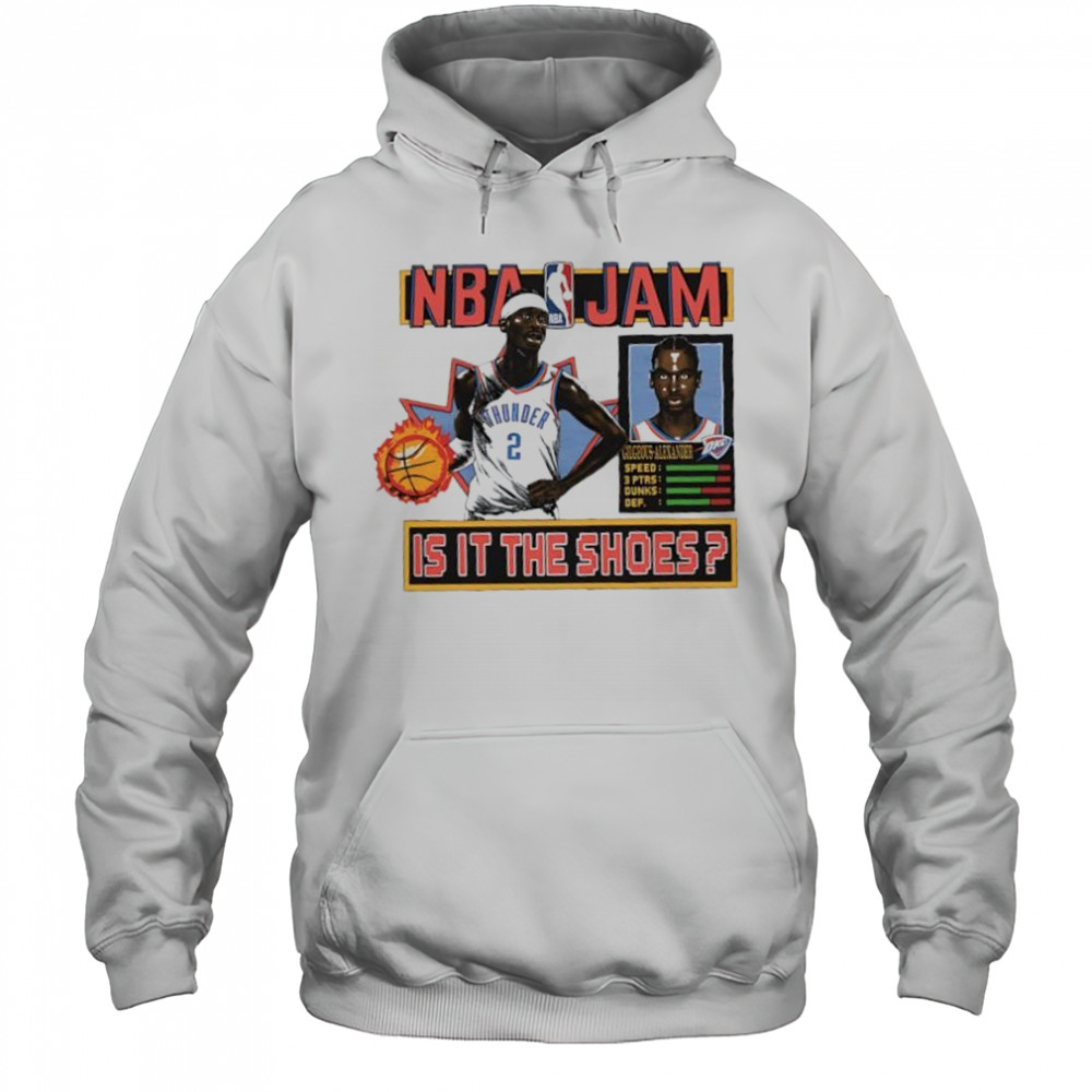 Shai Gilgeous-Alexander Oklahoma City Thunder NBA Jam shirt Hoodie