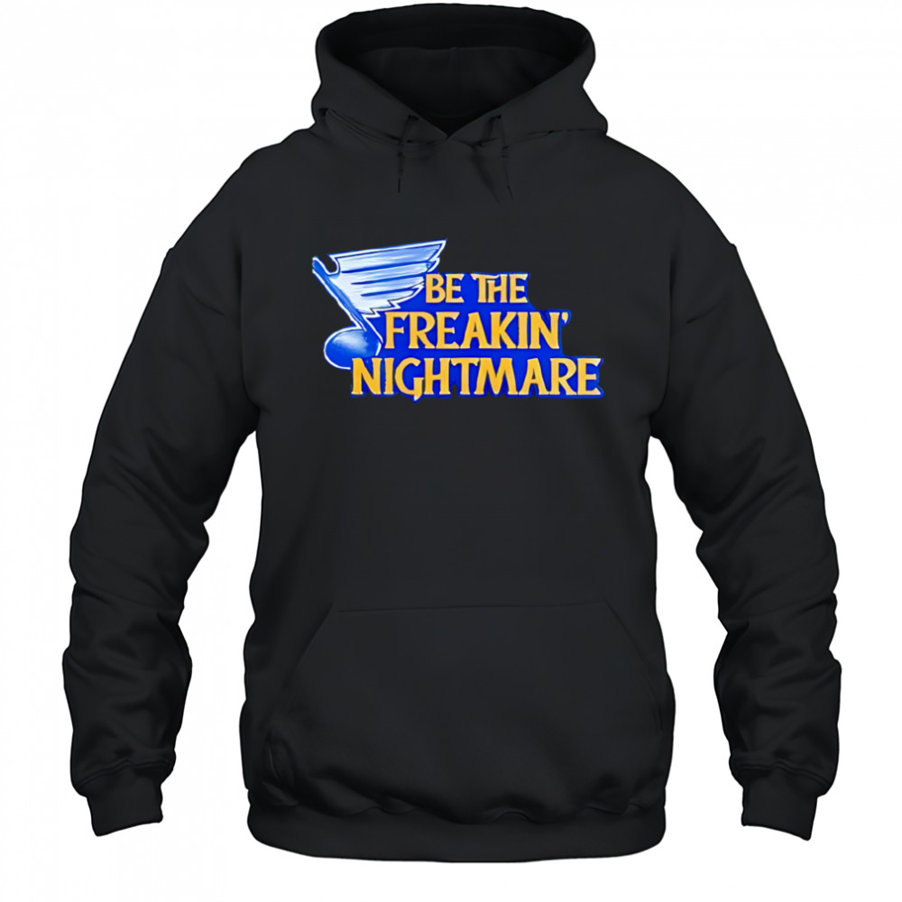 Show your blues pride with this nightmare inspired shirt Hoodie