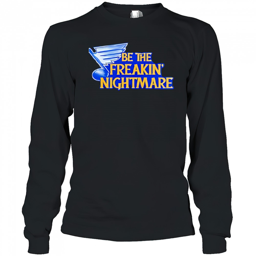Show your blues pride with this nightmare inspired shirt Long Sleeved
