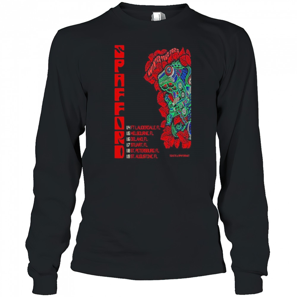 Spafford Winter Tour 2025 T-shirt Long Sleeved