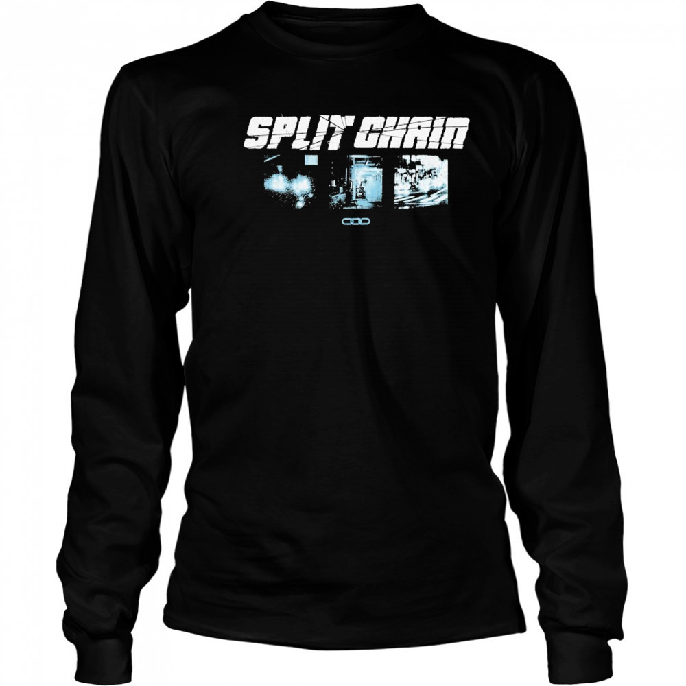 Split Chain Motionblur T-shirt Long Sleeved