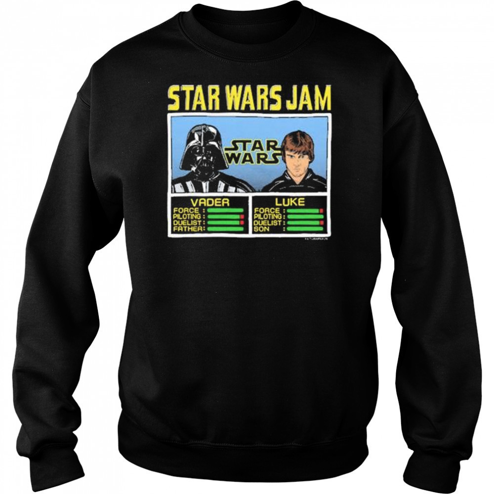 Star Wars Jam Vader And Luke Graphic t-shirt Hoodie