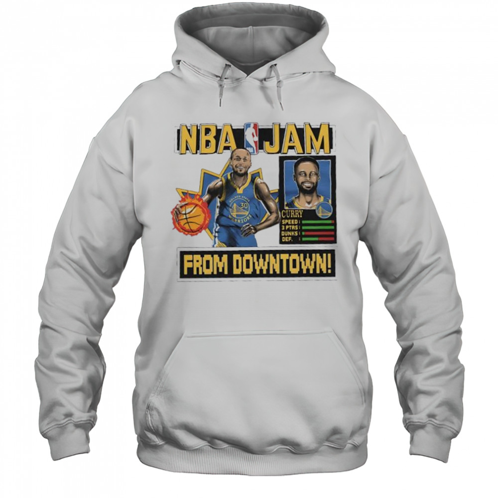 Stephen Curry Golden State Warriors NBA Jam shirt Hoodie