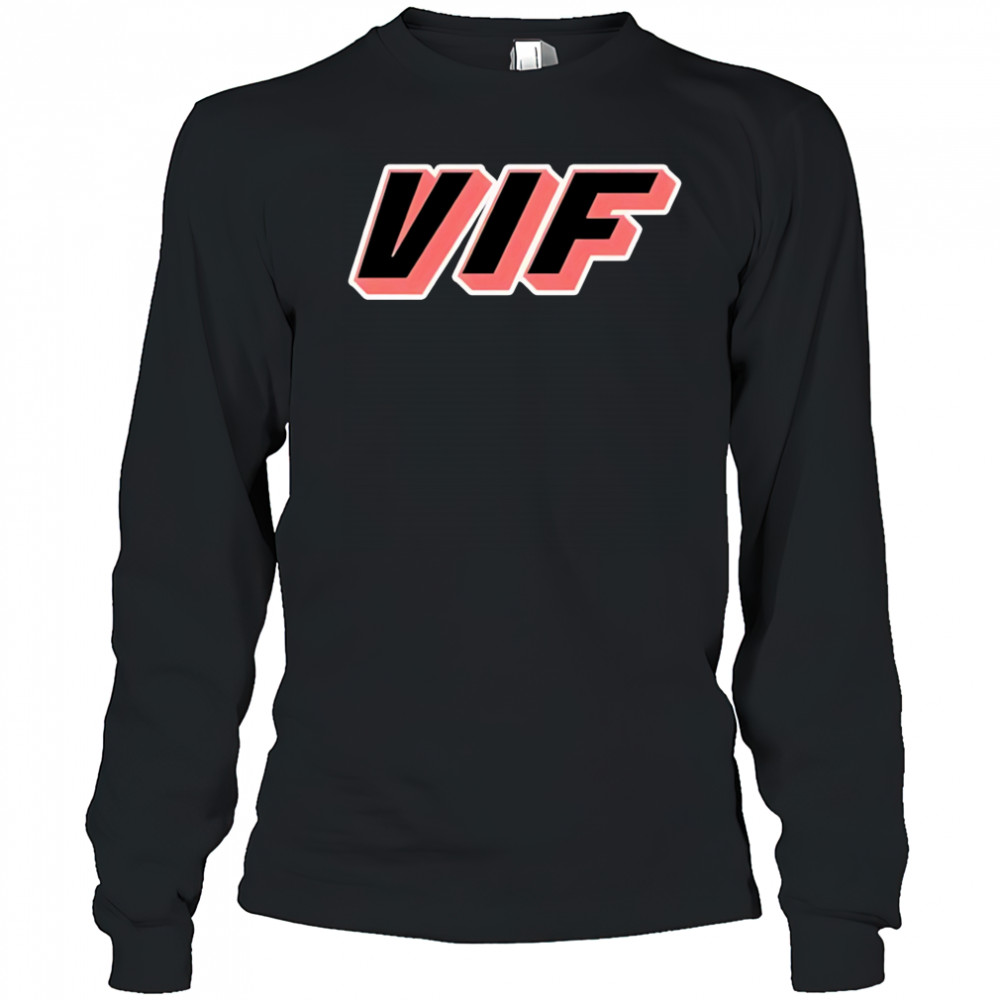Stylish vif brand logo shirt Long Sleeved