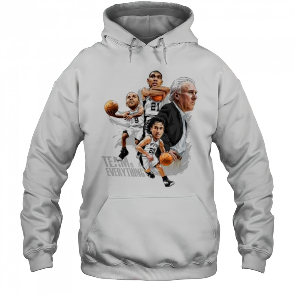 Team is every thing San Antonio Spurs player team shirt Hoodie