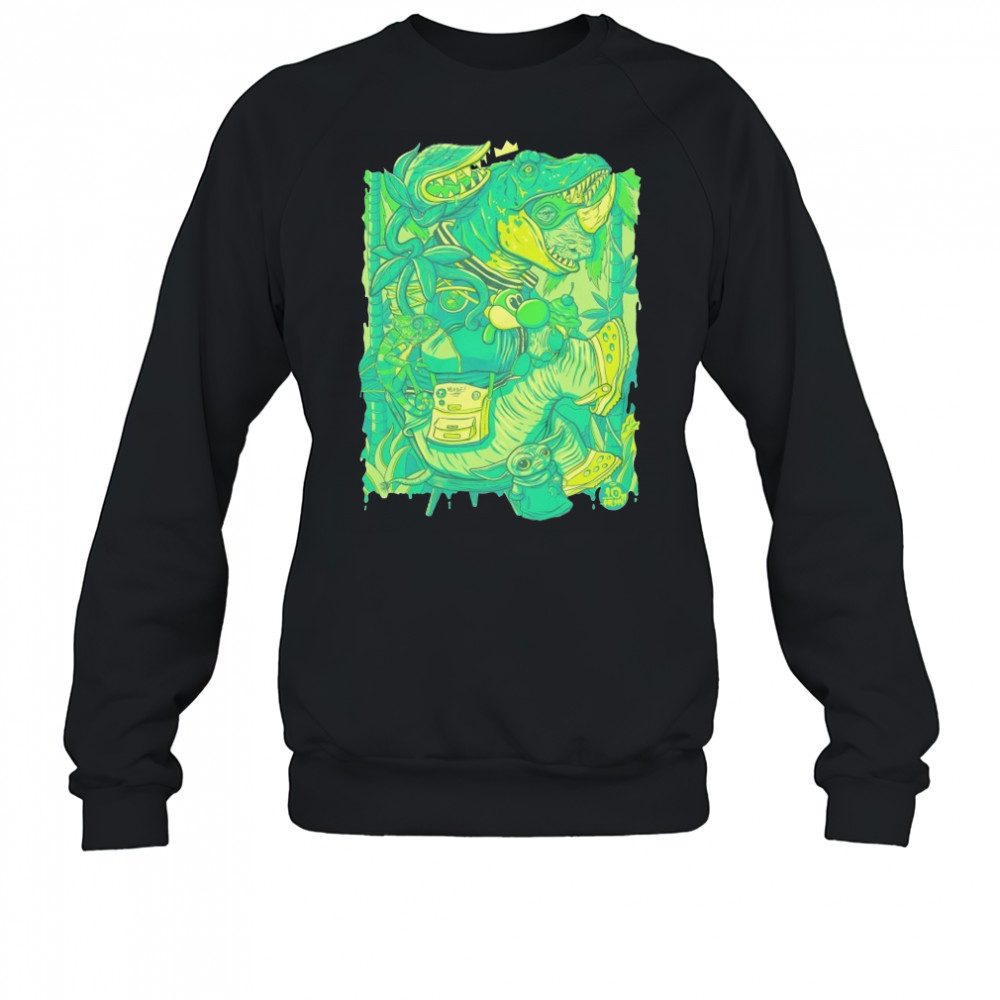 Ten Hundred Green Rhino T-shirt Sweatshirt