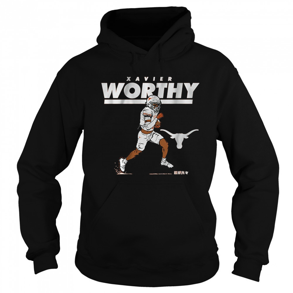 Texas Longhorn Football NCAA Xavier Worthy Superstar Pose t-shirt Sweatshirt
