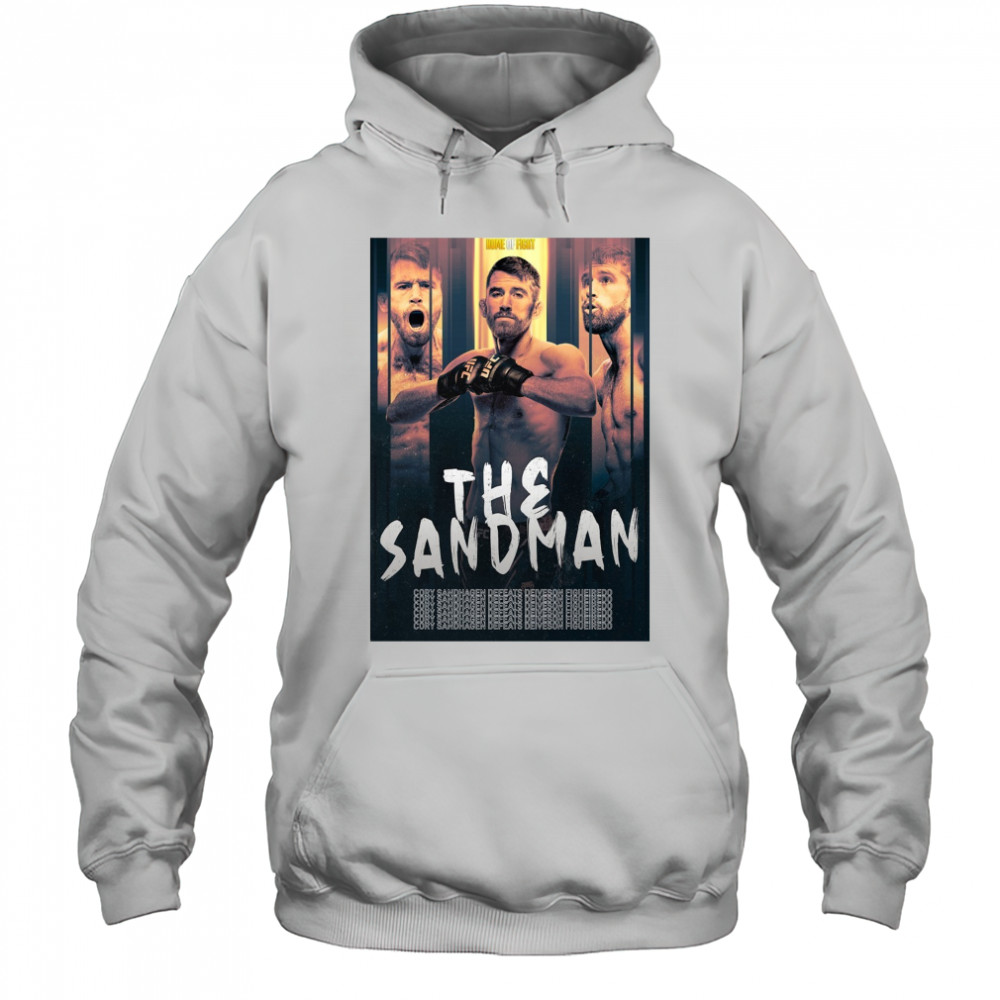 The Sandman Cory Sandhagen Defeats Deiveson Figueiredo Home Of Fight 2025 Poster t-shirt Hoodie