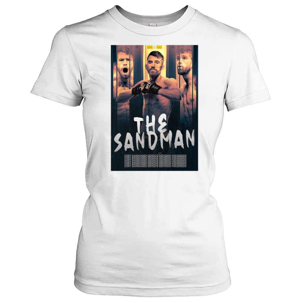 The Sandman Cory Sandhagen Defeats Deiveson Figueiredo Home Of Fight 2025 Poster t-shirt Women's T-shirt