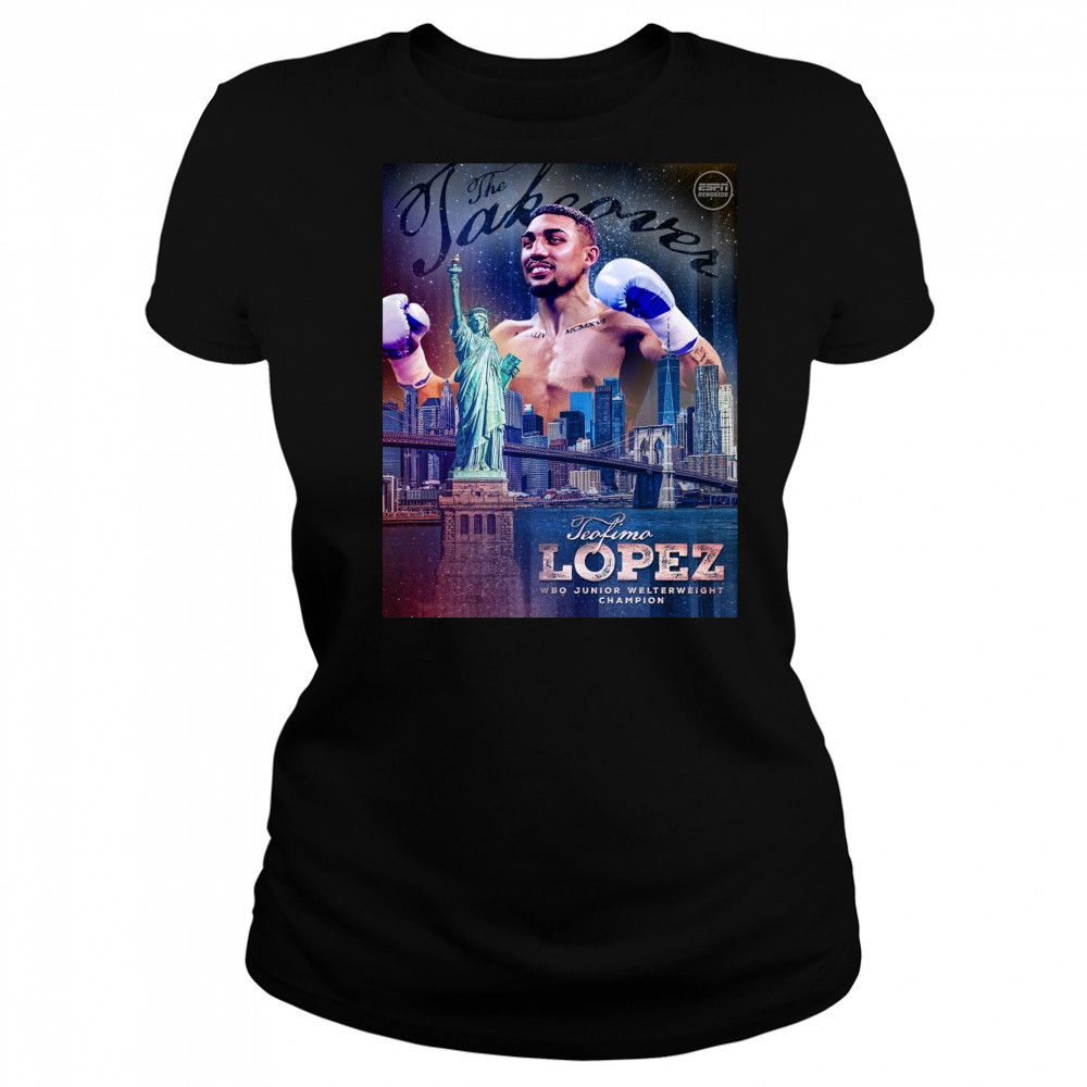 The Takeover Teofimo Lopez WBO Junior Welterweight Champion Poster t-shirt Women's T-shirt