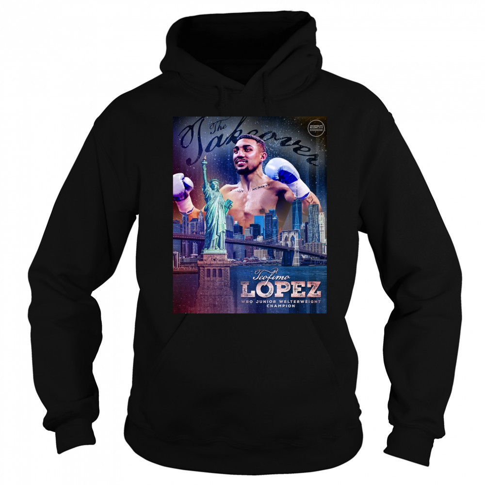 The Takeover Teofimo Lopez WBO Junior Welterweight Champion Poster t-shirt Sweatshirt