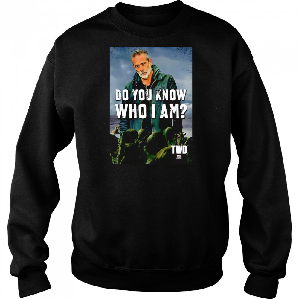 The Walking Dead do you know who I am Negan shirt Hoodie