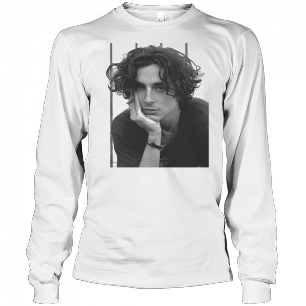 Timothée Chalamet Portrait T-Shirt Long Sleeved
