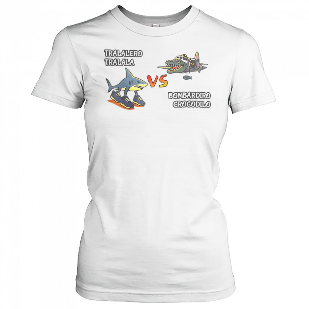 Tralalero Tralala Brainrot Meme Bombardino Crocodilo Italian T-Shirt Women's T-shirt