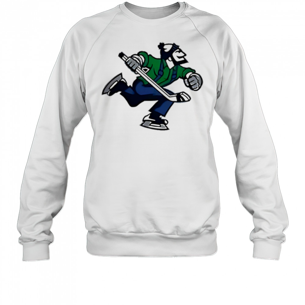 Vancouver canucks retro johnny canuck custom limited hockey shirt Sweatshirt