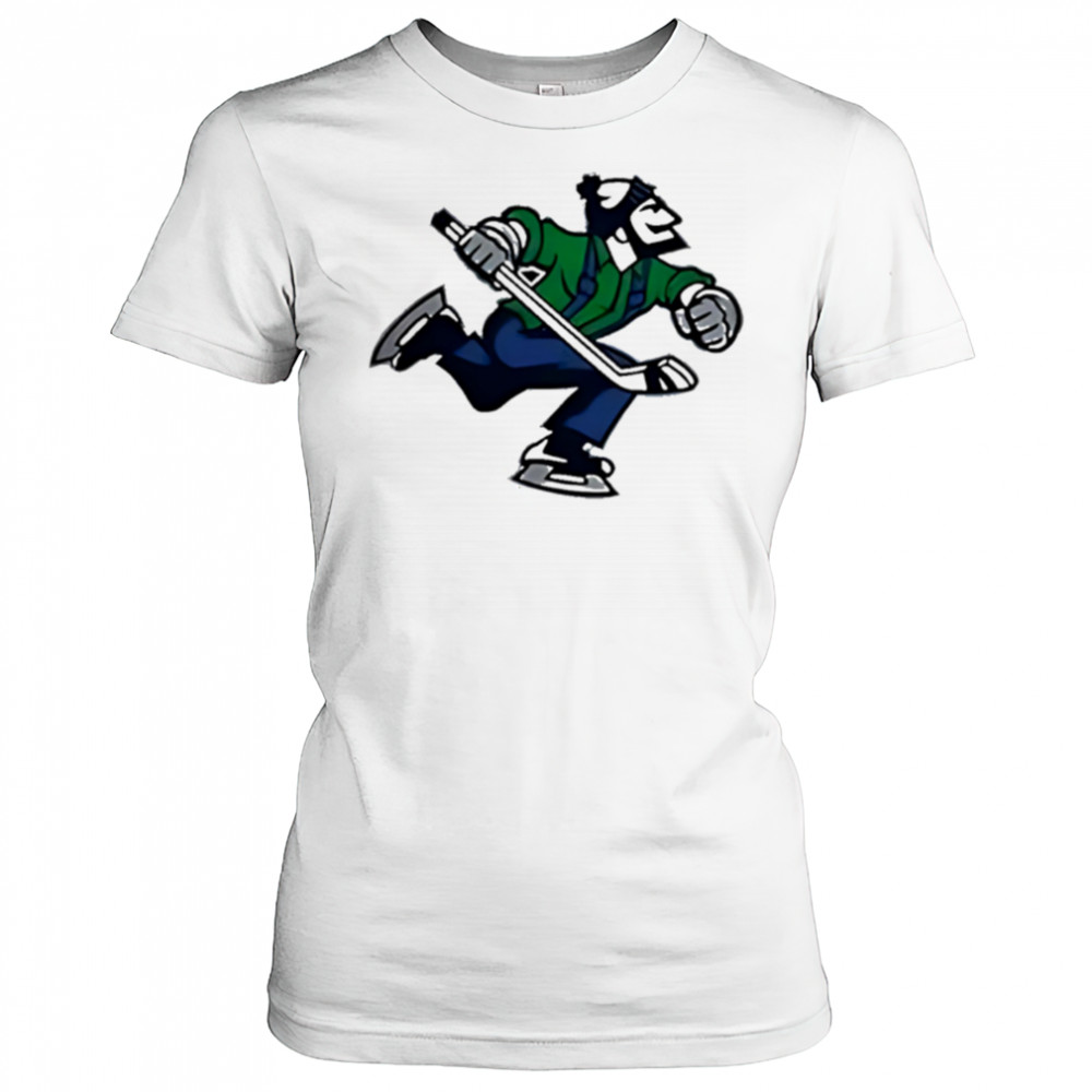 Vancouver canucks retro johnny canuck custom limited hockey shirt Women's T-shirt